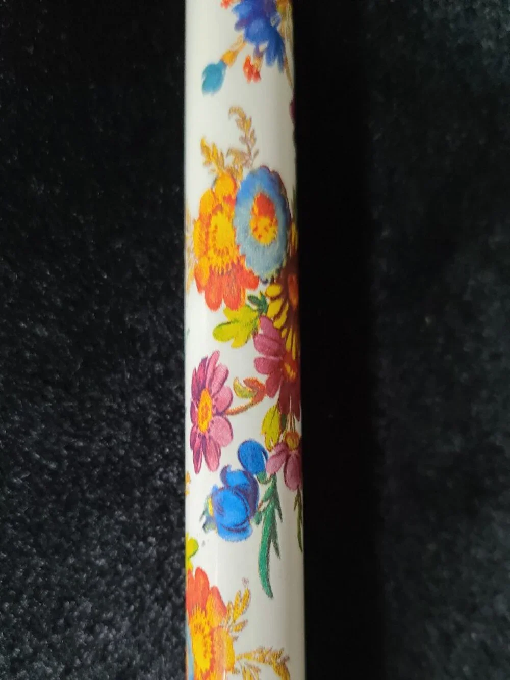 MacKenzie‑Childs White Flower Market Spatula – Silicone & Enameled Handle - NEW